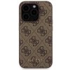 Zestaw Guess GUBPM5P15L4GEMGW iPhone15 Pro 6.1 hardcase + Powerbank 5000mAh MagSafe brązowy/brown 4G Metal Logo